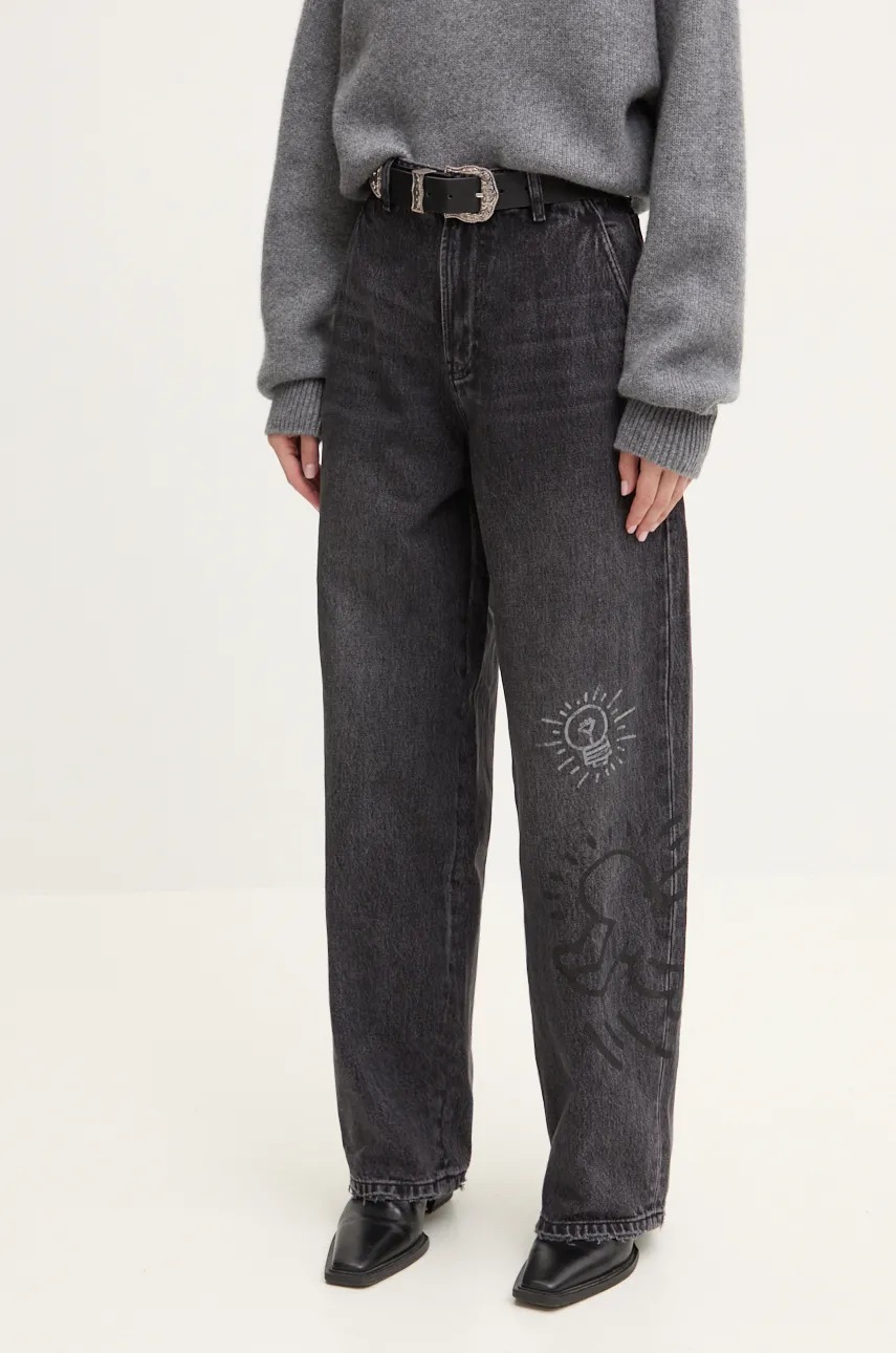 Miss Sixty jeans x Keith Haring femei high waist, 6L3JJ2280000