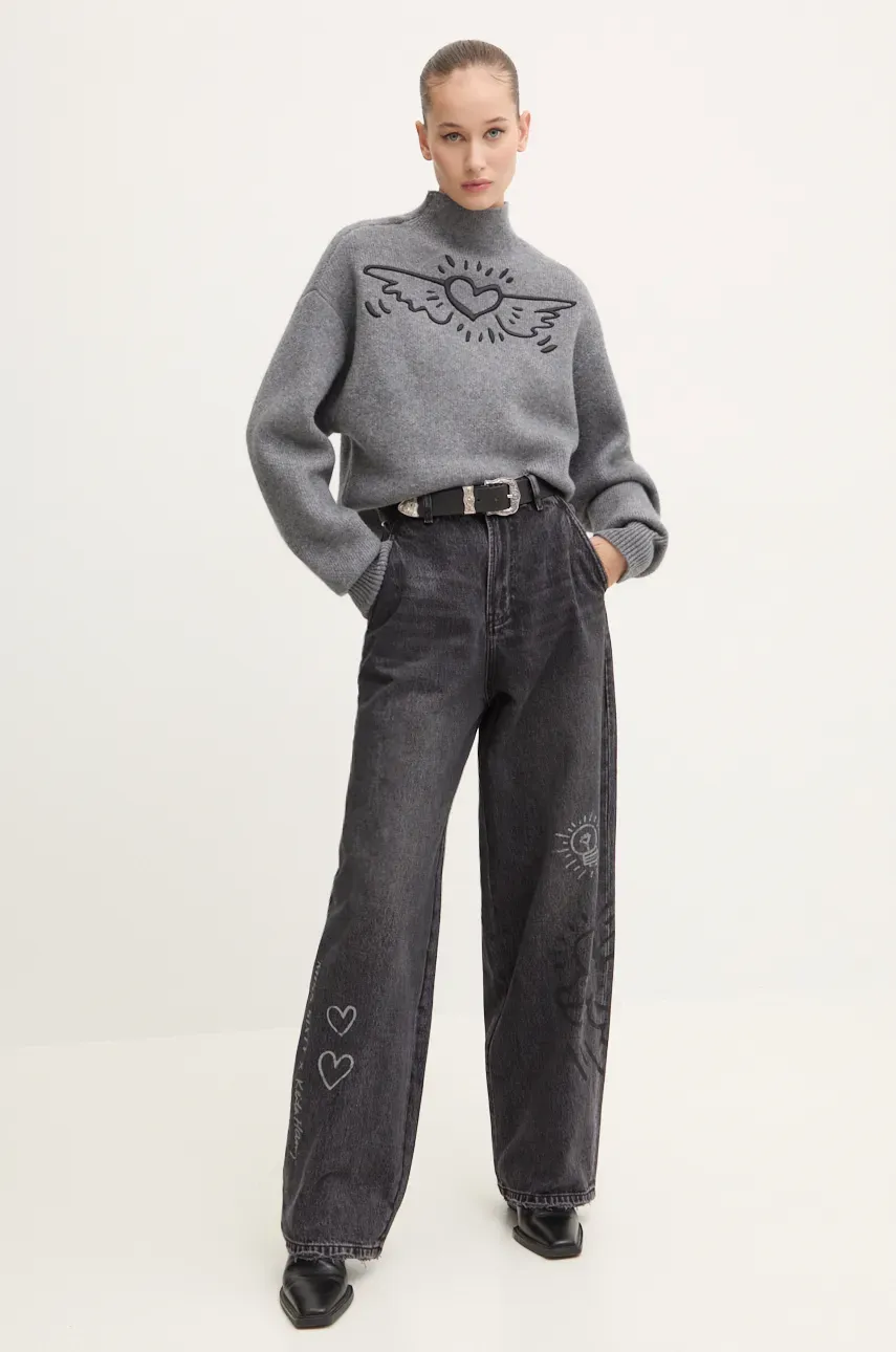 Джинсы Miss Sixty x Keith Haring женские высокая посадка 6L3JJ2280000 Джинсы Miss Sixty x Keith Haring женские высокая посадка 6L3JJ2280000