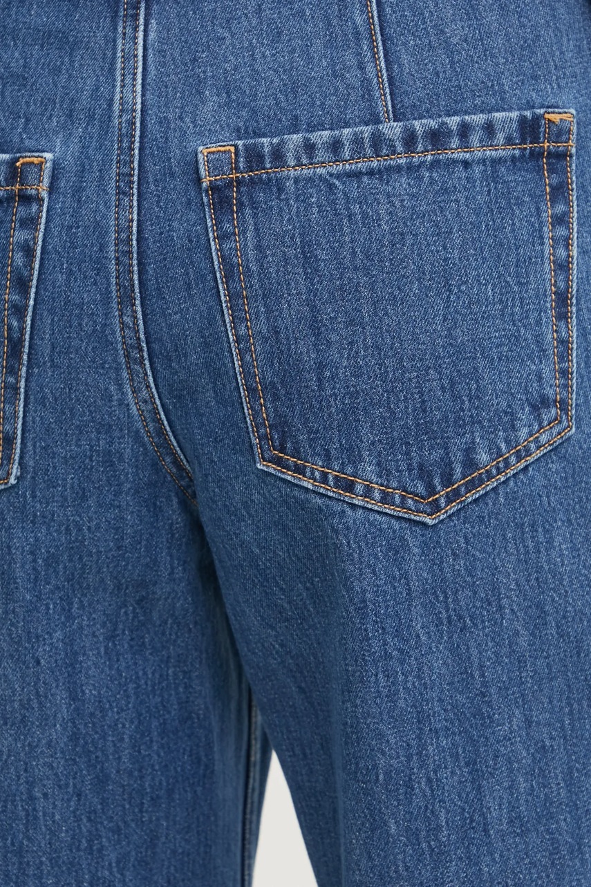 Τζιν παντελόνι Hollister Co. χρώμα: μπλε, KI355-4433 φωτογραφία