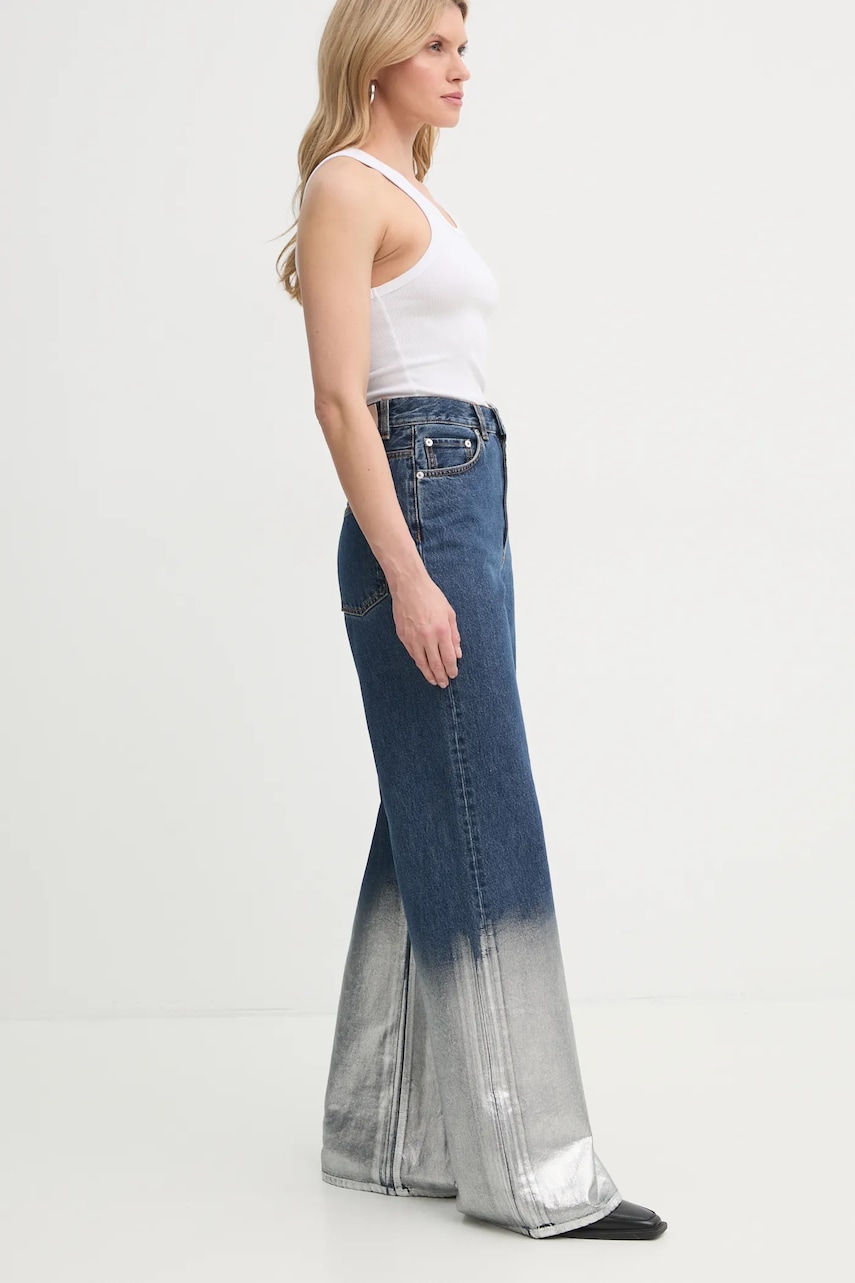 K+LUSHA jeansi femei, culoarea albastru marin, KLW03009DF132KLW52 K+LUSHA jeansi femei, culoarea albastru marin, KLW03009DF132KLW52