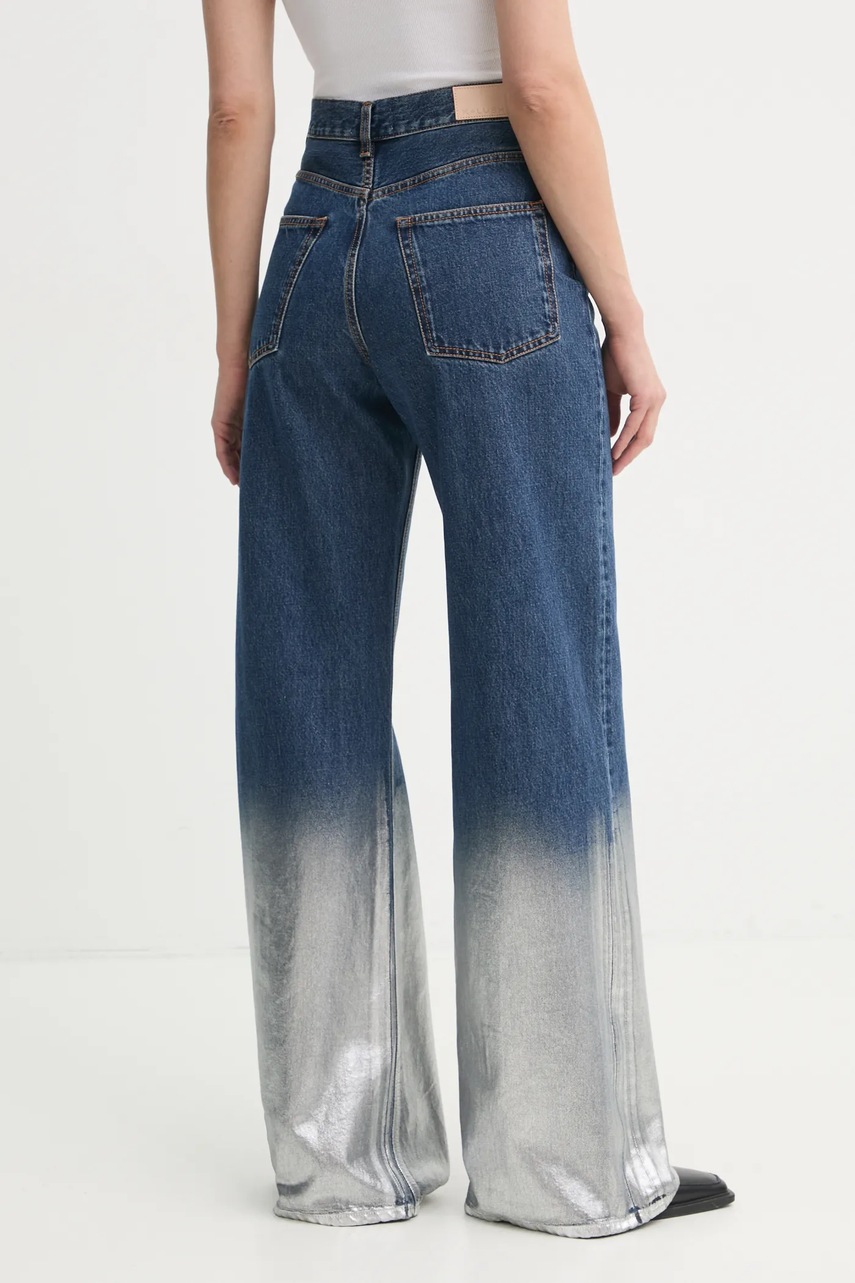 Τζιν παντελόνι K+LUSHA χρώμα: ναυτικό μπλε, KLW03009DF132KLW52 φωτογραφία