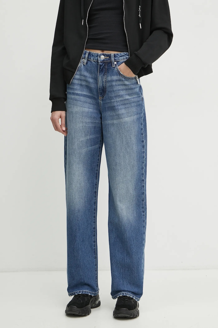 Armani Exchange jeans femei high waist, 6DYJ38 Y19HZ
