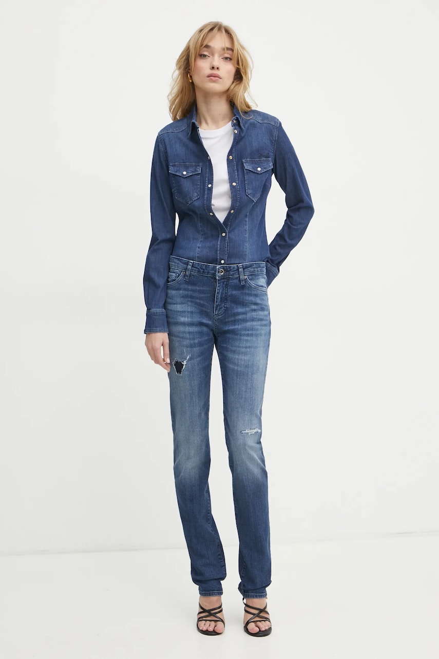 Джинсы Armani Exchange женские средняя посадка 6DYJ45 Y18LZ Джинсы Armani Exchange женские средняя посадка 6DYJ45 Y18LZ