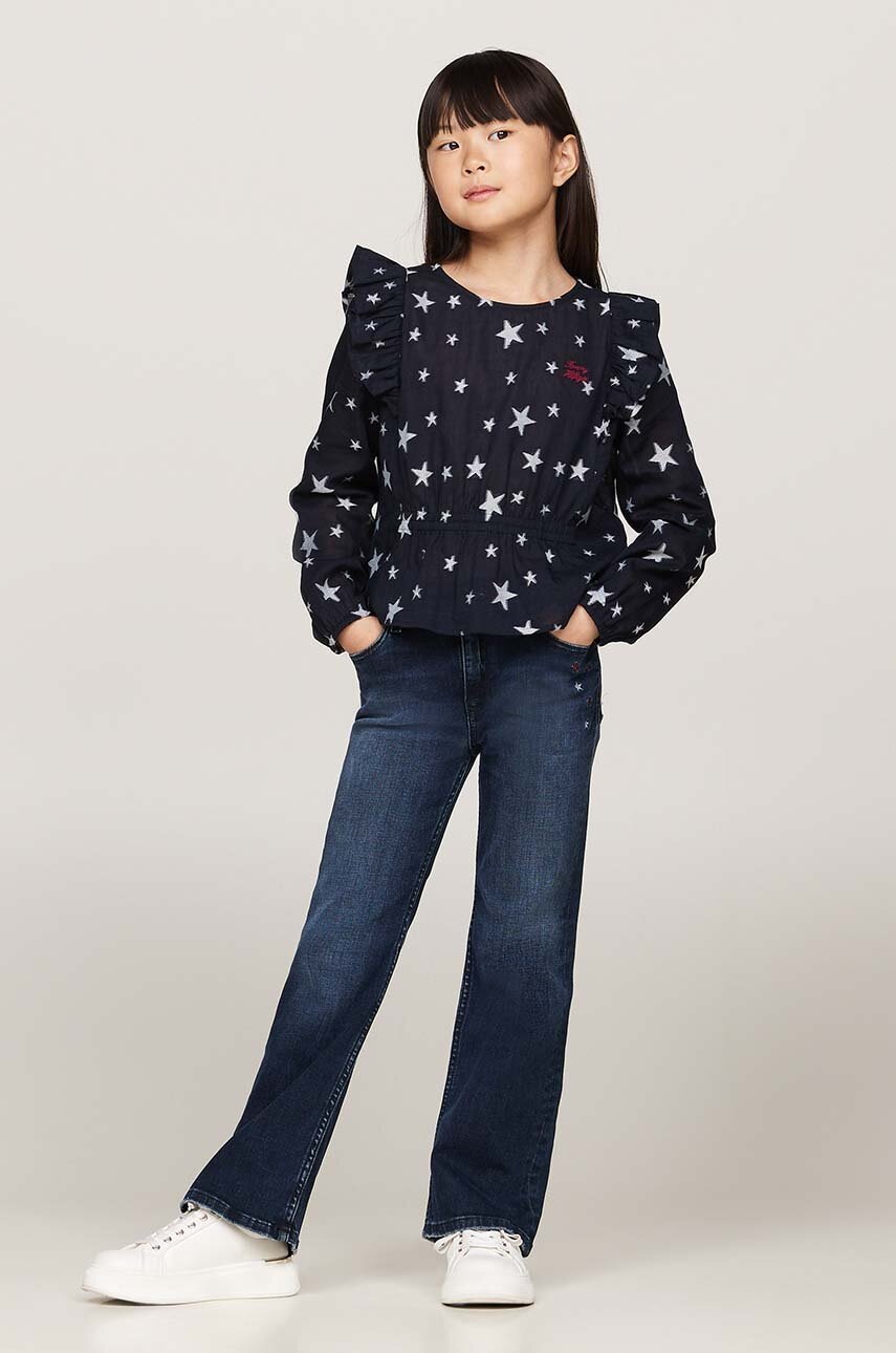 

Детски дънки Tommy Hilfiger FLARE KG0KG08147, Син