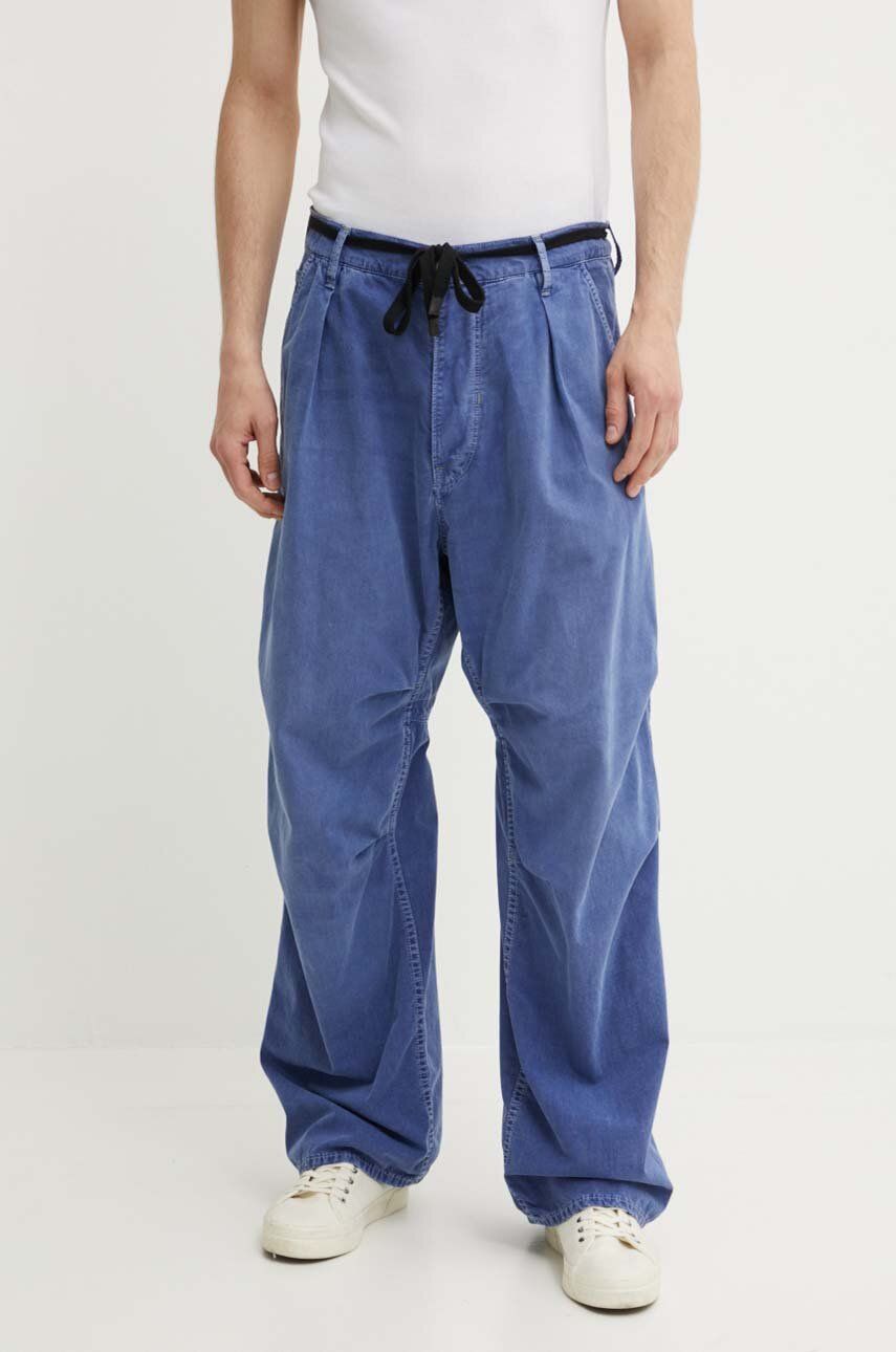 G-Star Raw pantaloni de bumbac drept, D24487-D295