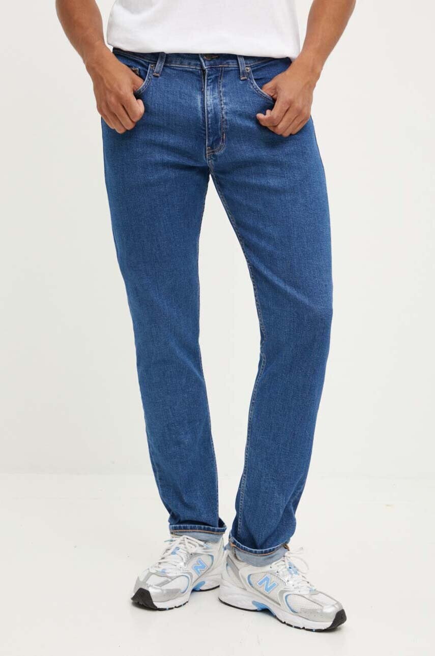 Levně Džíny Guess Jeans pánské, modrá barva, M4YA1C D5DM2