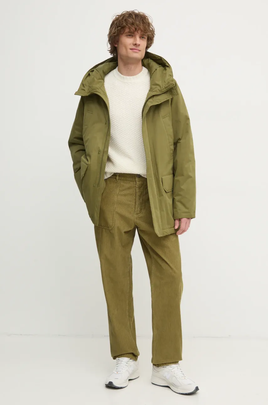 Брюки United Colors of Benetton мужские цвет зелёный фасон chinos 4FYHUF03S Брюки United Colors of Benetton мужские цвет зелёный фасон chinos 4FYHUF03S