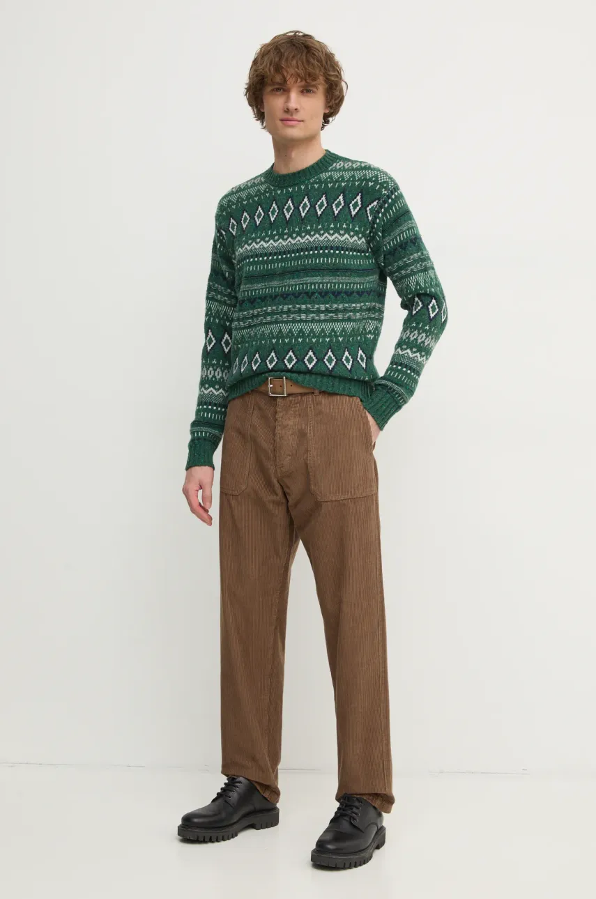 Брюки United Colors of Benetton мужские цвет коричневый фасон chinos 4FYHUF03S Брюки United Colors of Benetton мужские цвет коричневый фасон chinos 4FYHUF03S