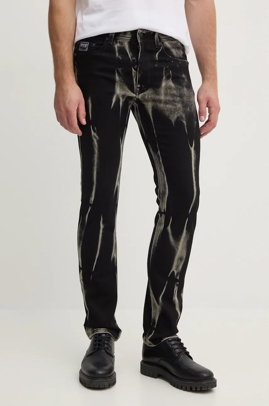 Versace Jeans Couture jeansi barbati, culoarea negru, 77GAB5S0 DW081F02 Versace Jeans Couture jeansi barbati, culoarea negru, 77GAB5S0 DW081F02