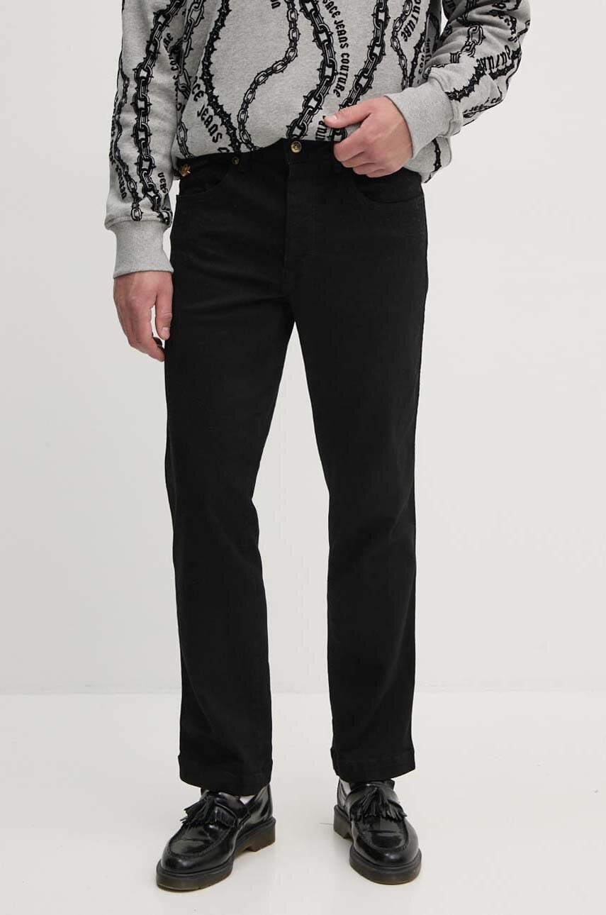 Versace Jeans Couture jeansi barbati, culoarea negru, 77GAB501 CDW00 Versace Jeans Couture jeansi barbati, culoarea negru, 77GAB501 CDW00