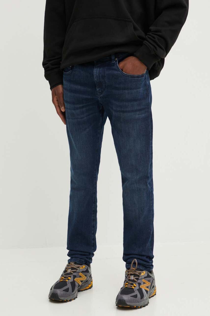 Diesel jeansi 2019 D-STRUKT barbati, culoarea albastru marin, A03558.0GRDJ Diesel jeansi 2019 D-STRUKT barbati, culoarea albastru marin, A03558.0GRDJ