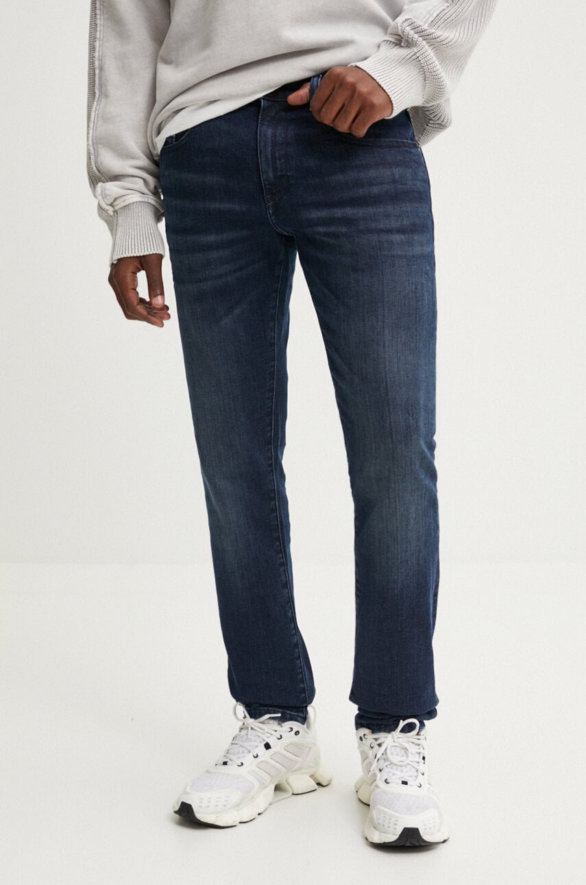 Diesel jeansi 2019 D-STRUKT L.34 PANTALONI barbati, culoarea albastru marin, A03563.0GRDJ Diesel jeansi 2019 D-STRUKT L.34 PANTALONI barbati, culoarea albastru marin, A03563.0GRDJ
