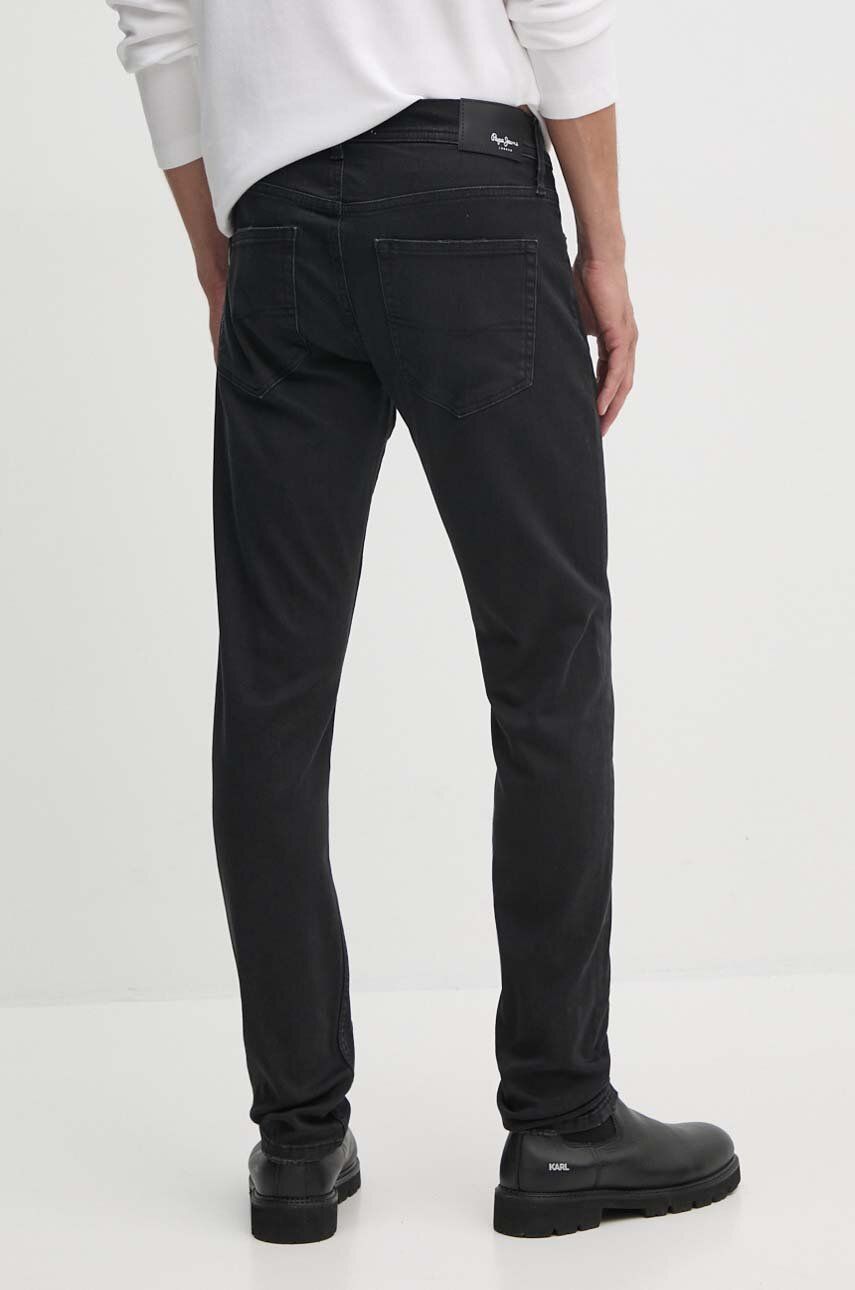 Pepe Jeans Jeansi SLIM GYMDIGO JEANS Barbati, Culoarea Negru, PM207389XH4