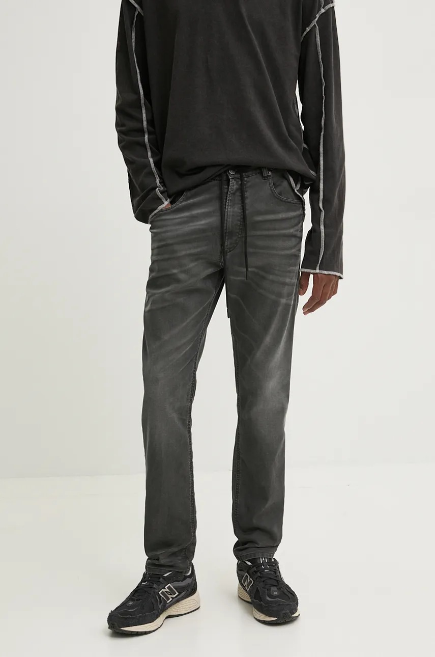 Diesel jeansi 2032 D-KROOLEY-B JOGG barbati, culoarea gri, A14847.09J37