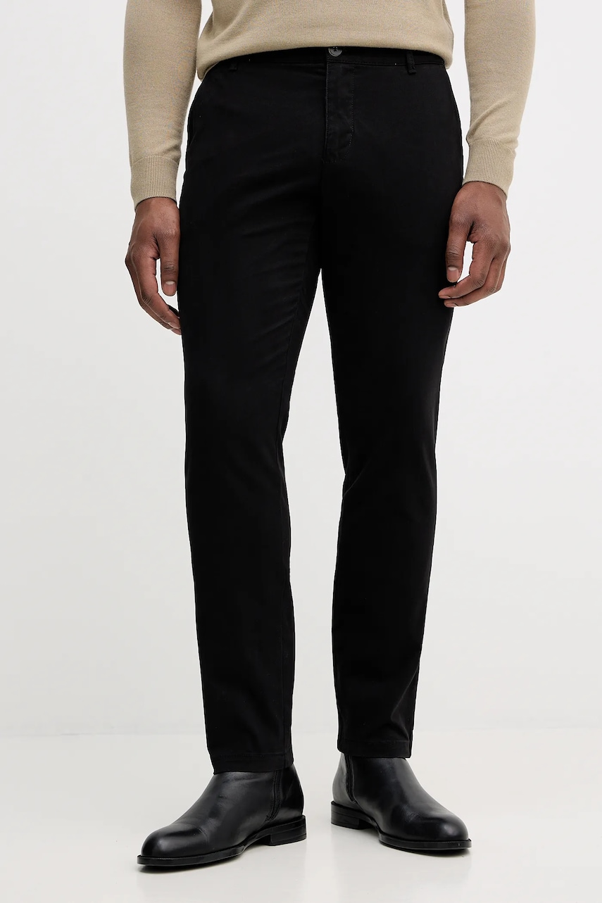 Sisley pantaloni culoarea gri, mulata, 4DM6SF02Y