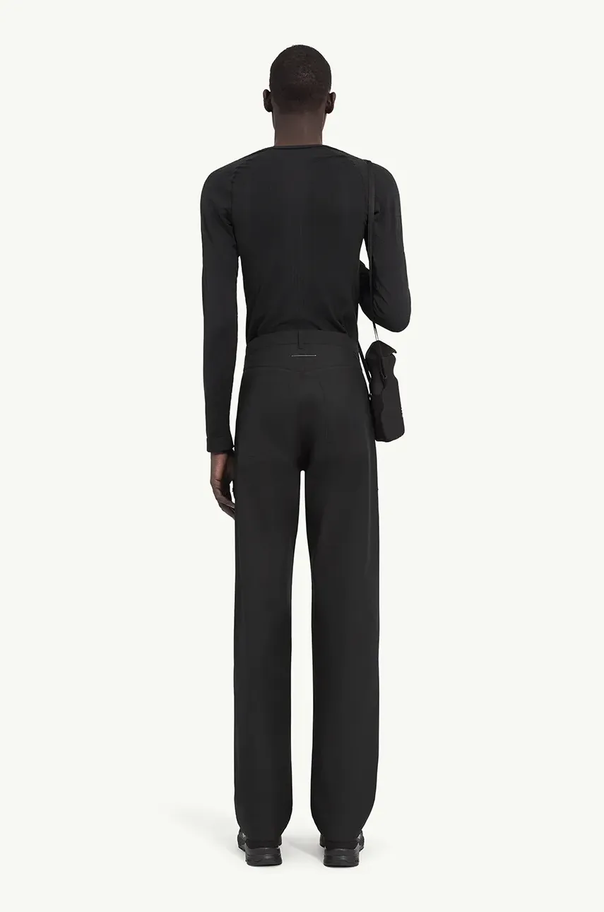 Брюки MM6 Maison Margiela x Salomon мужские цвет чёрный прямые SH0LA0013.M35200 Брюки MM6 Maison Margiela x Salomon мужские цвет чёрный прямые SH0LA0013.M35200