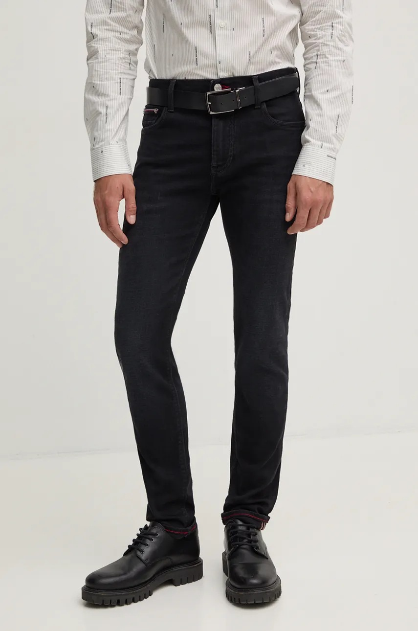 

Дънки Tommy Hilfiger в черно MW0MW37371, Черен
