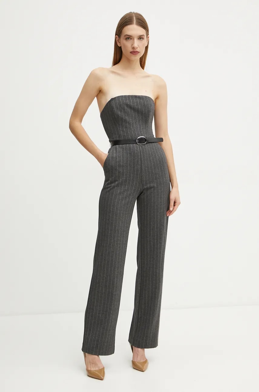 Levně Overal Marciano Guess HAYDEN šedá barva, cold shoulder, 4BGK50 6276A