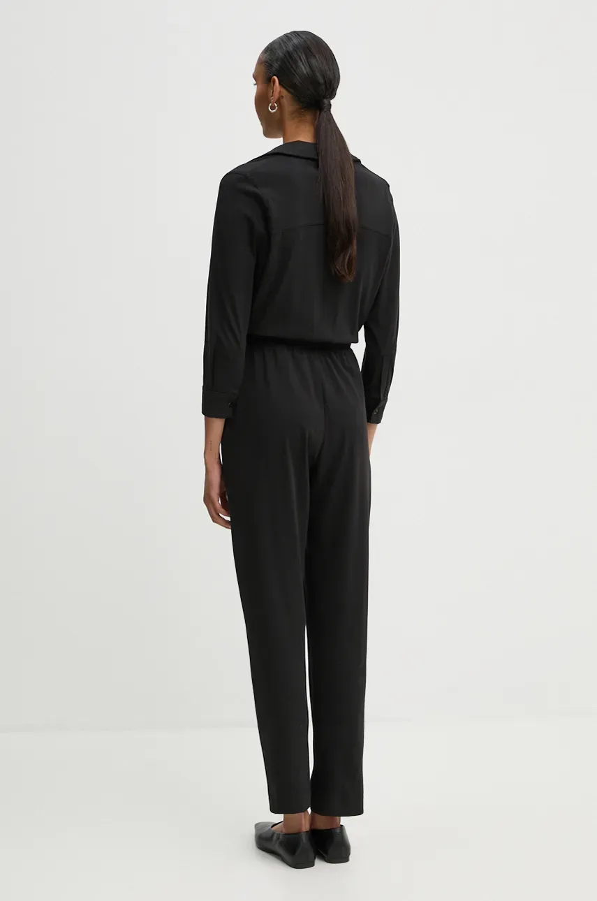 Хлопковый комбинезон G-Star Raw цвет чёрный хлопковый острое декольте D25024-B771 Хлопковый комбинезон G-Star Raw цвет чёрный хлопковый острое декольте D25024-B771