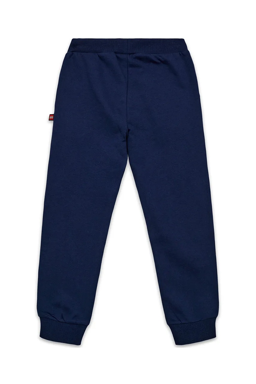 Детские хлопковые штаны Lego LWPHILO 703 цвет синий с принтом 12011358 Детские хлопковые штаны Lego LWPHILO 703 цвет синий с принтом 12011358