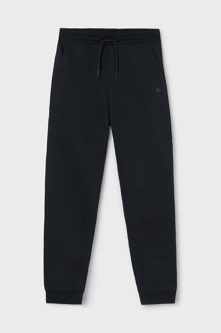 Mayoral pantaloni de trening pentru copii culoarea negru, neted, 705 Mayoral pantaloni de trening pentru copii culoarea negru, neted, 705
