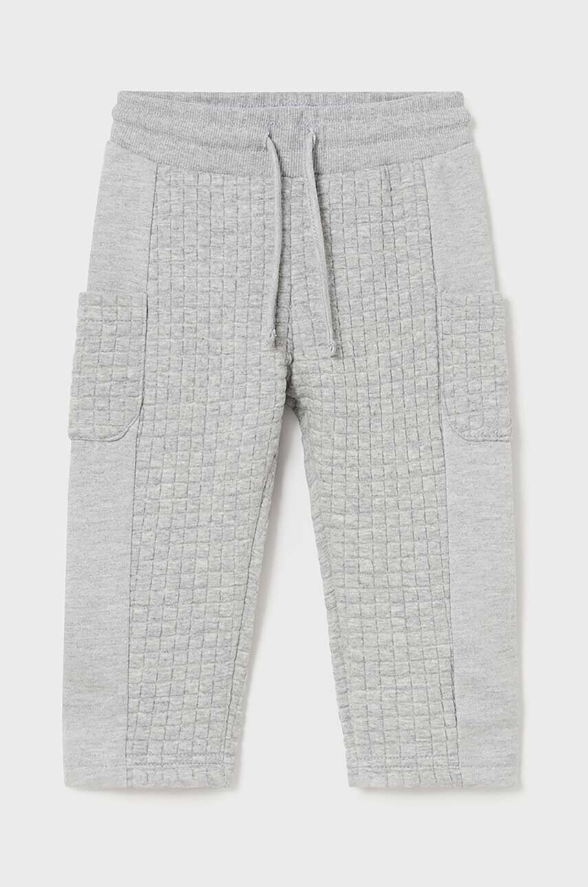 Mayoral pantaloni de trening pentru bebelusi culoarea gri, neted, 2540