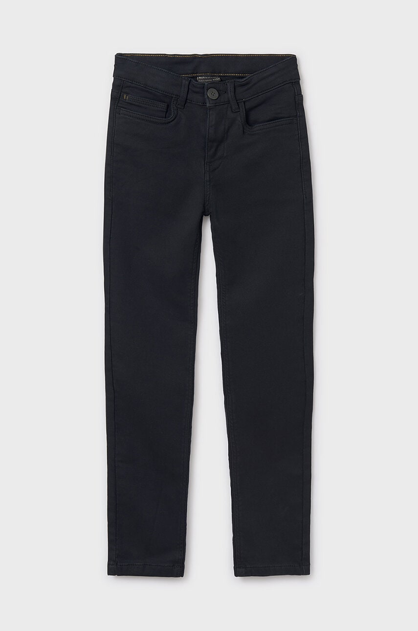 Mayoral pantaloni copii soft culoarea negru, neted, 7531