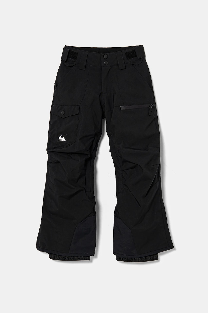 Quiksilver pantaloni de schi pentru copii UTILITY PT culoarea negru, EQBTP03053 Quiksilver pantaloni de schi pentru copii UTILITY PT culoarea negru, EQBTP03053