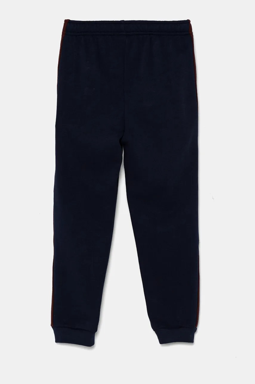 Детские спортивные штаны Lacoste цвет синий с узором XJ2452 Детские спортивные штаны Lacoste цвет синий с узором XJ2452