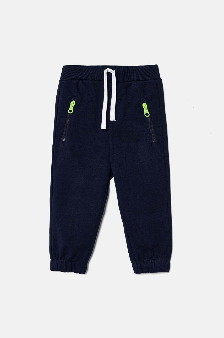 United Colors of Benetton pantaloni de trening pentru copii culoarea albastru marin, neted, 330SGF03Z United Colors of Benetton pantaloni de trening pentru copii culoarea albastru marin, neted, 330SGF03Z