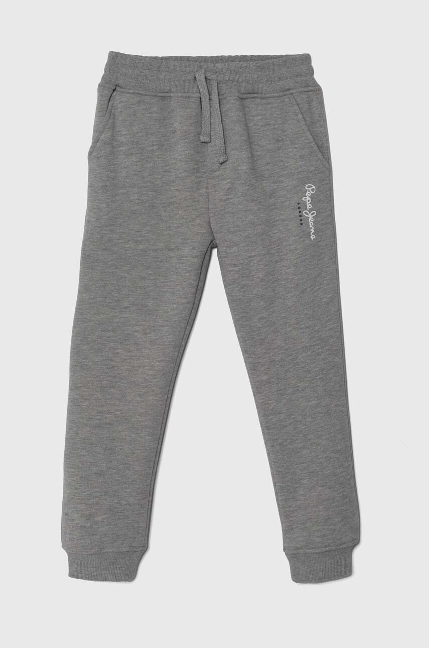 

Детски спортен панталон Pepe Jeans NEW LAMONTY JOGG в сиво с принт PB210712, Сив