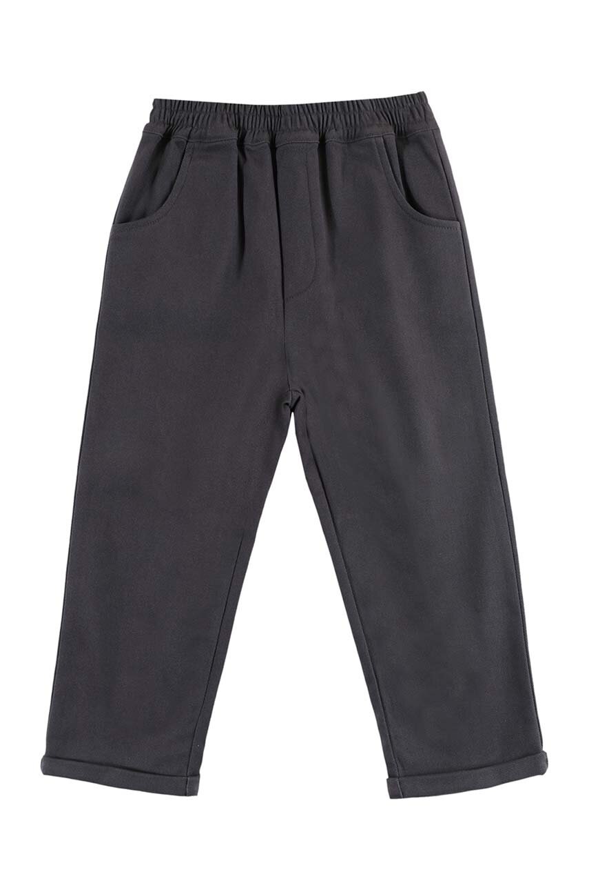 Дитячі штани Donsje Olb Trousers колір чорний однотонні 4089500