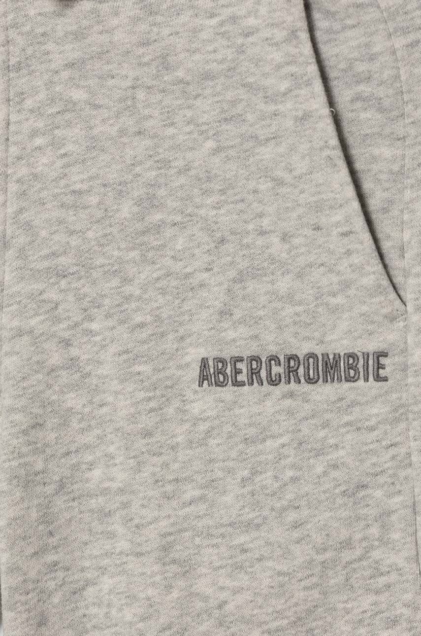 Dječji Donji Dio Trenirke Abercrombie & Fitch Boja: Siva, Melanž, KI234-4064