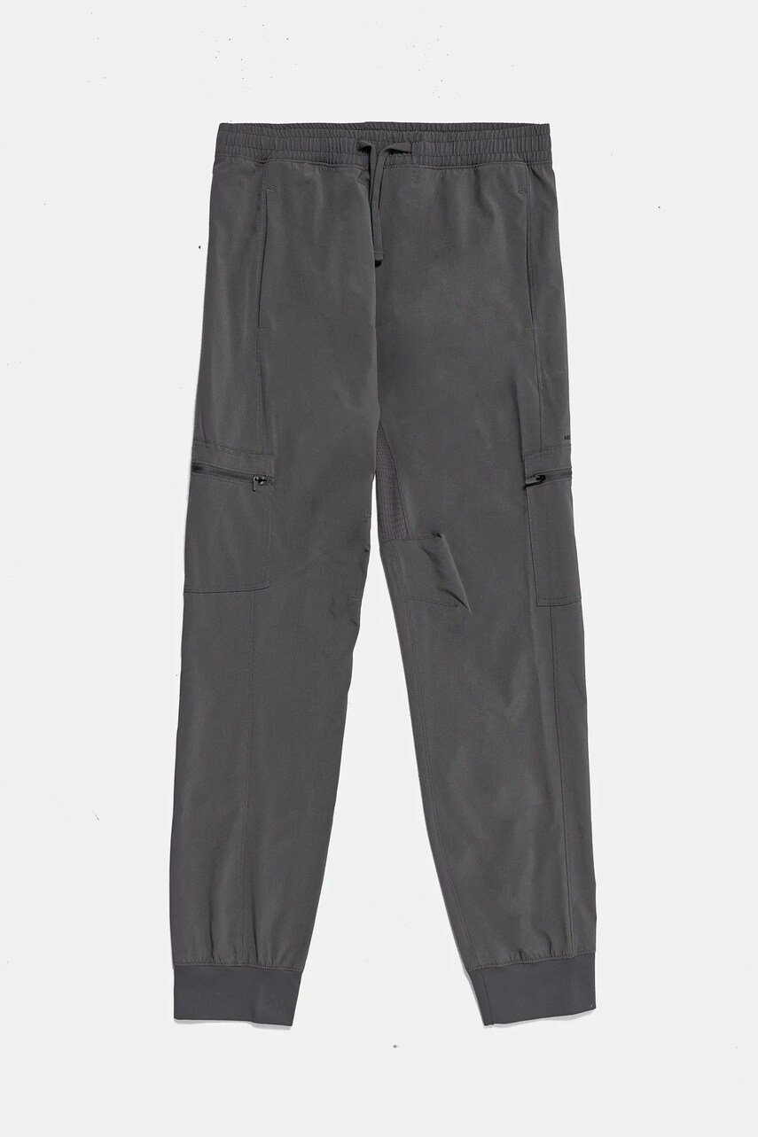 Abercrombie & Fitch pantaloni copii culoarea gri, neted, KI234-4066