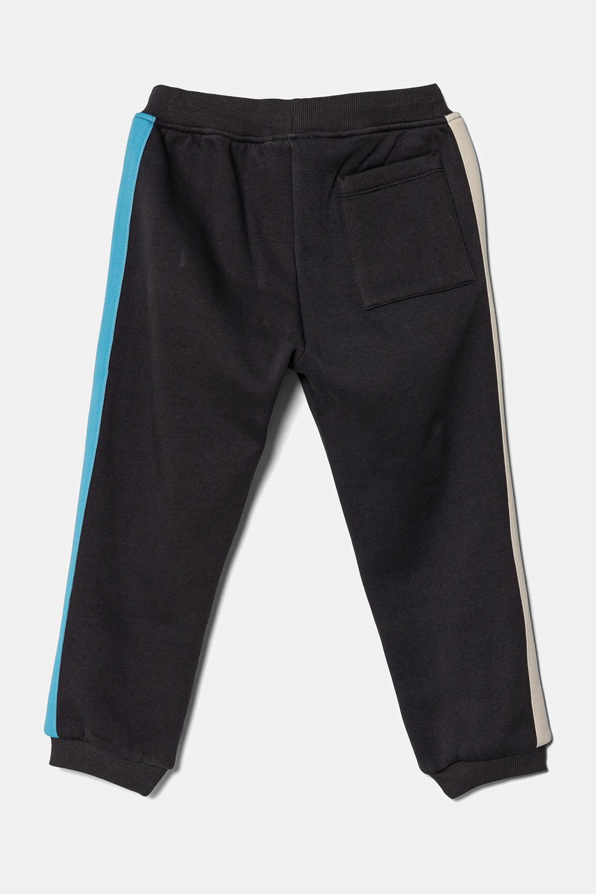 Детские спортивные штаны United Colors of Benetton цвет серый с узором 3J73GF04G Детские спортивные штаны United Colors of Benetton цвет серый с узором 3J73GF04G