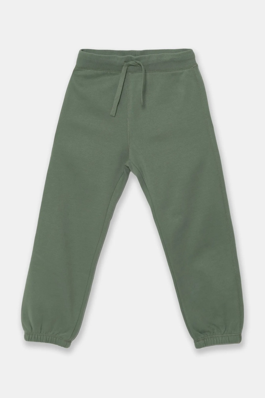 

Детски спортен панталон United Colors of Benetton в зелено с изчистен дизайн 3EB5CF05L, Зелен