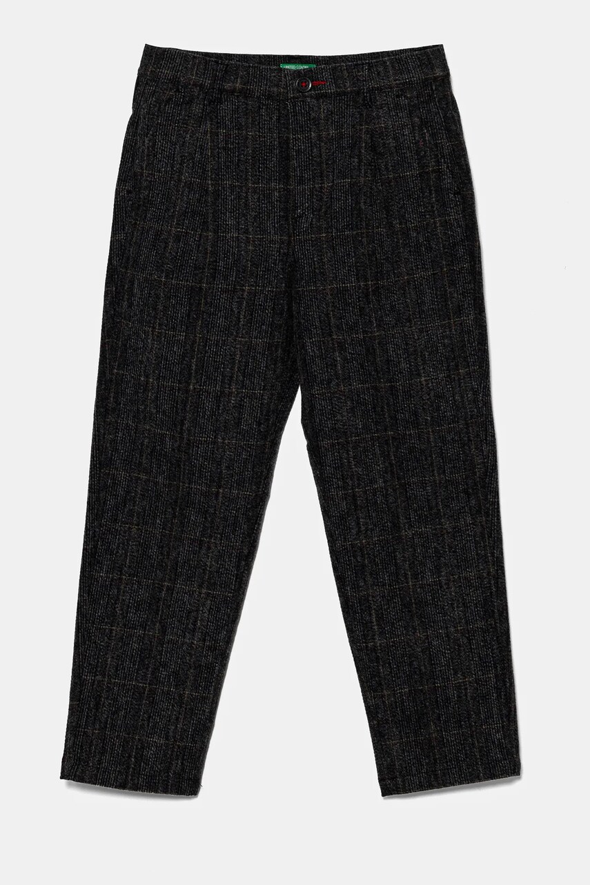 United Colors of Benetton pantaloni copii culoarea gri, modelator, 47LUCF03Z