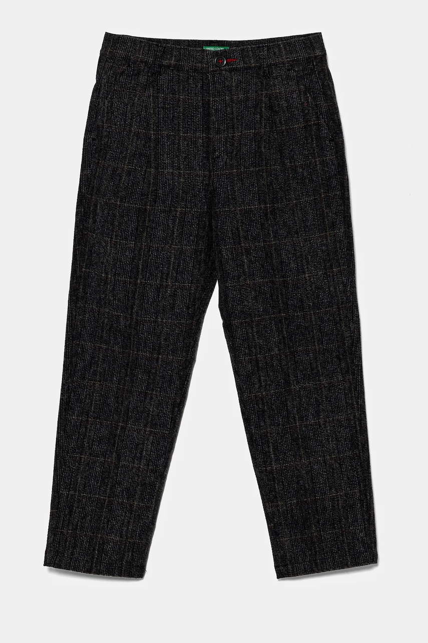United Colors of Benetton pantaloni copii culoarea gri, modelator, 47LUCF03Z