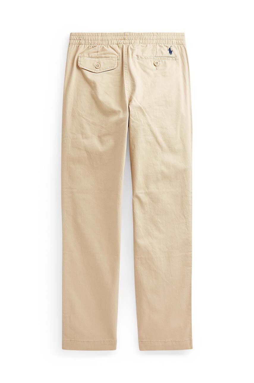Детские брюки Polo Ralph Lauren цвет бежевый однотонные 323855803001 Детские брюки Polo Ralph Lauren цвет бежевый однотонные 323855803001