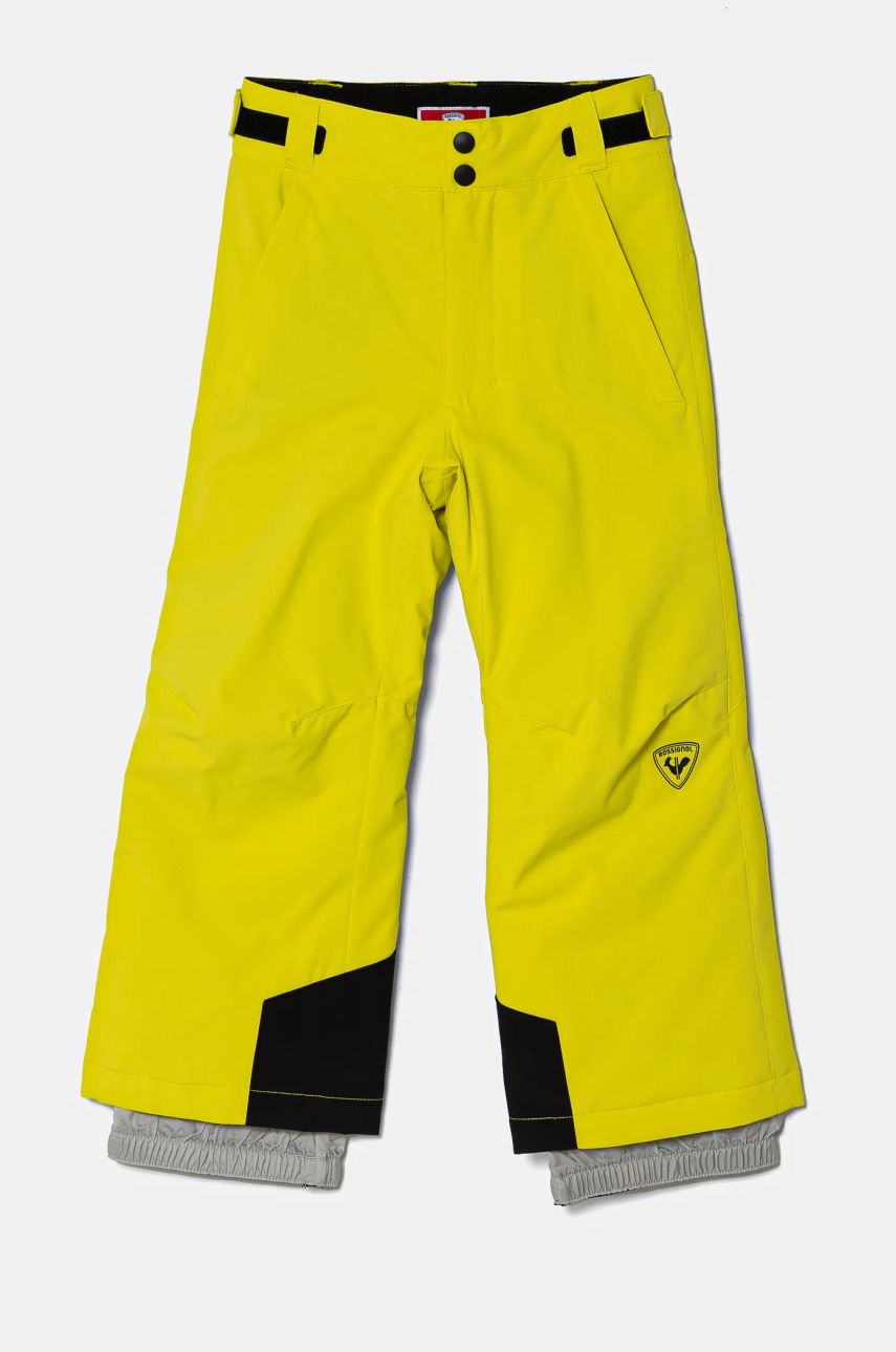 Rossignol pantaloni de schi pentru copii culoarea verde, RLMYP06