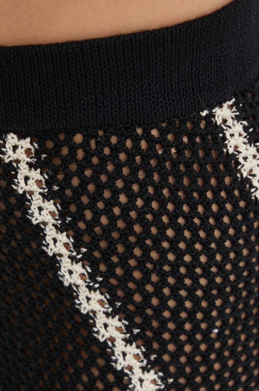 Βαμβακερό παντελόνι Samsoe Samsoe SAISHA χρώμα: μαύρο, F24200029 φωτογραφία