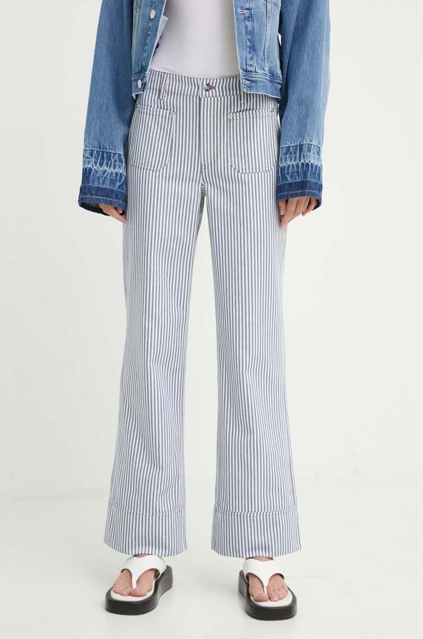 Résumé pantaloni BryceRS Pant femei, drept, high waist, 121981187