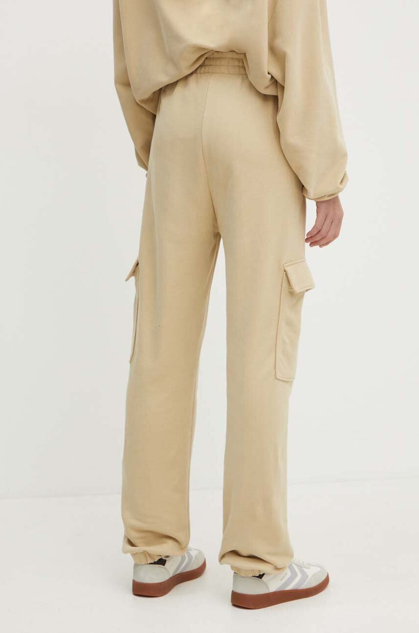 Βαμβακερό παντελόνι Calvin Klein Jeans χρώμα: μπεζ, J20J223589 φωτογραφία