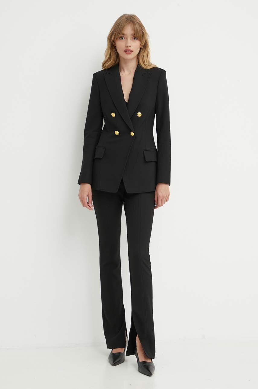 Παντελόνι A.L.C. Carson χρώμα: μαύρο, 2CPAN00766 φωτογραφία