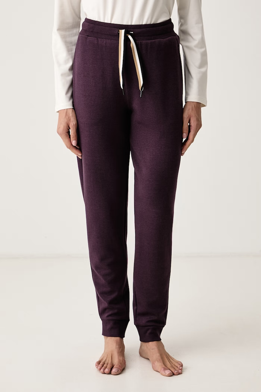 BOSS  nohavice loungewear dámske CP Stripe Pants Cuff