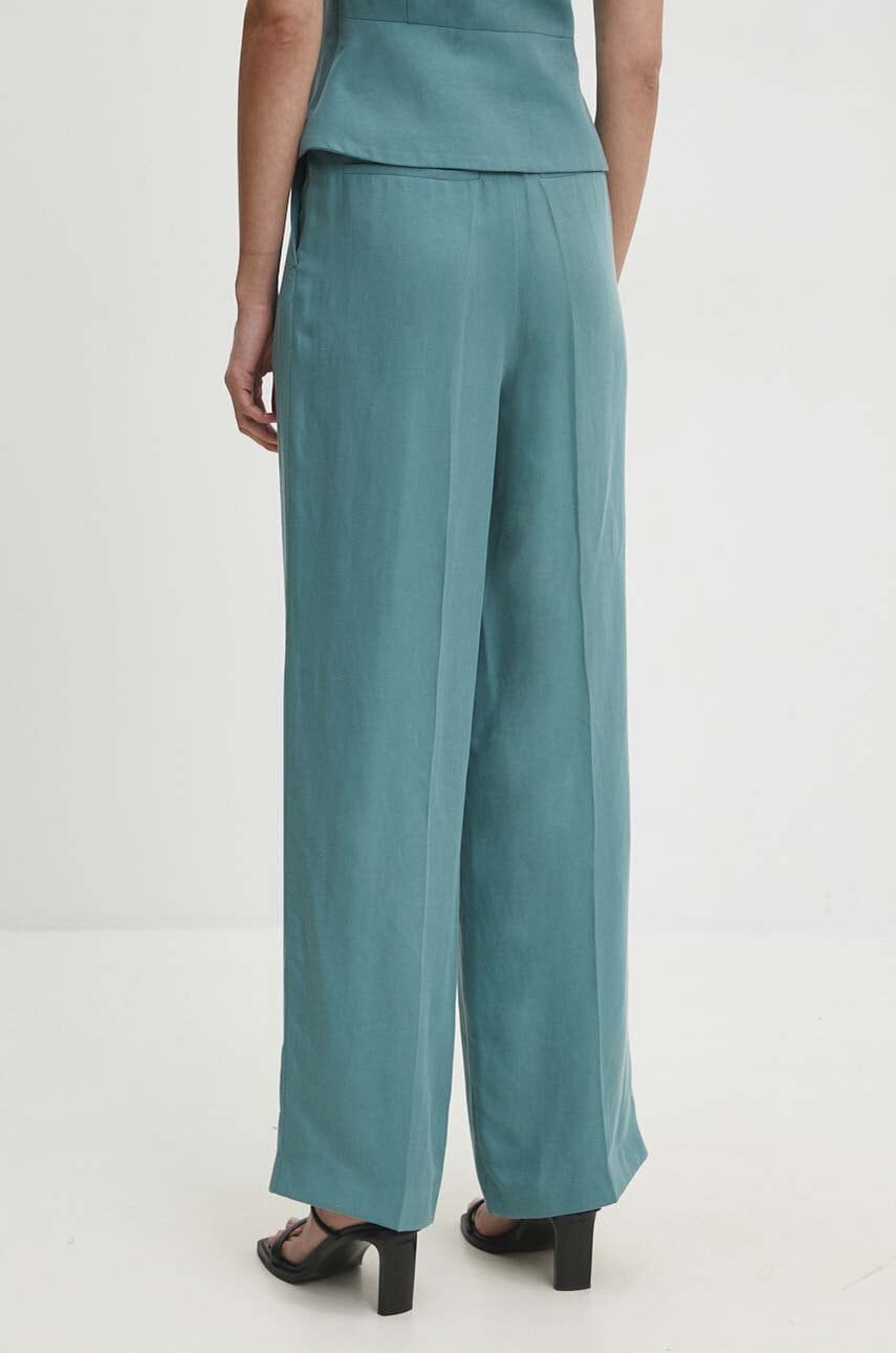 Kalhoty s příměsí lnu BA&SH