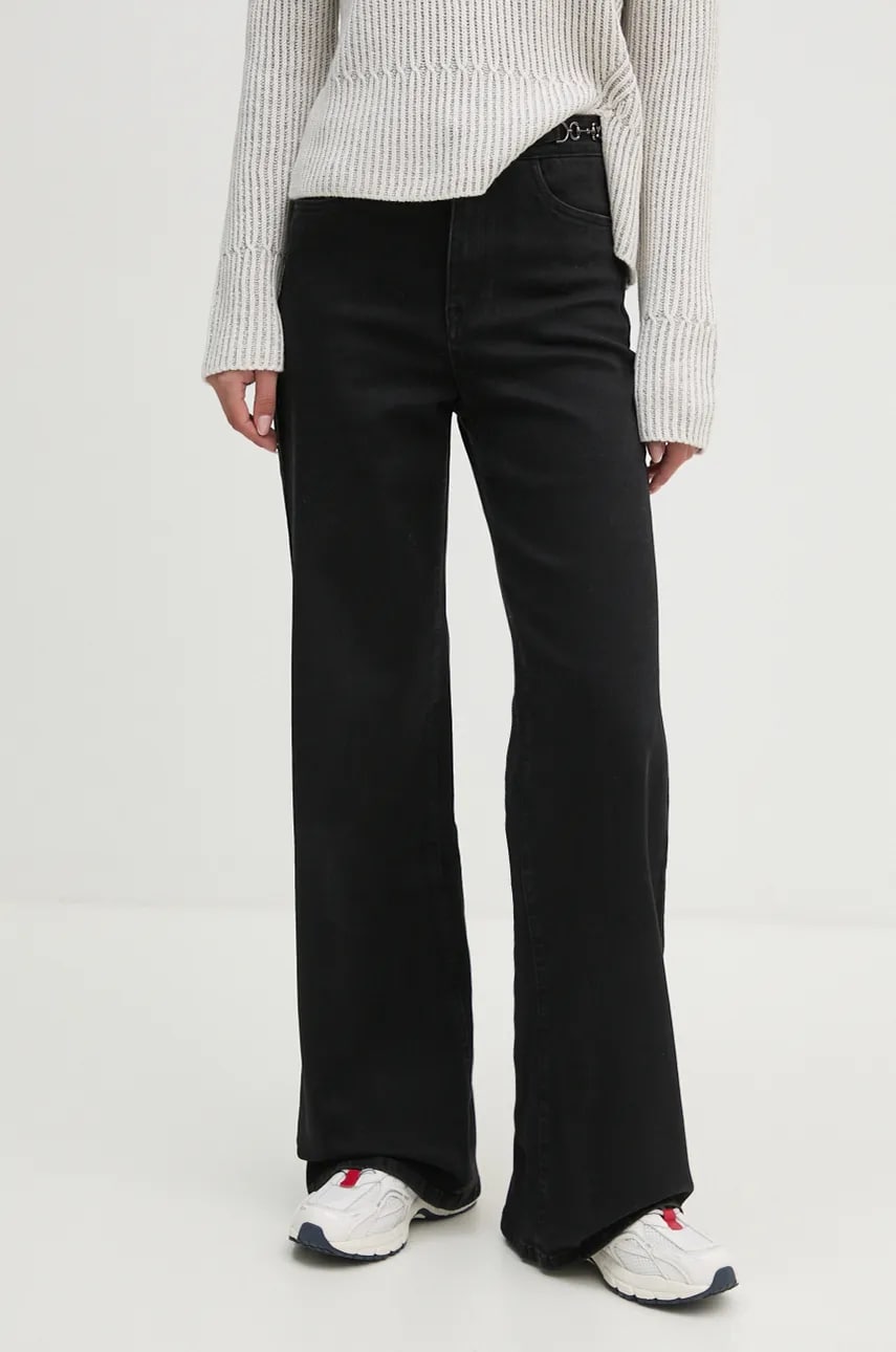 Joseph Ribkoff jeansi femei, culoarea negru, 244947