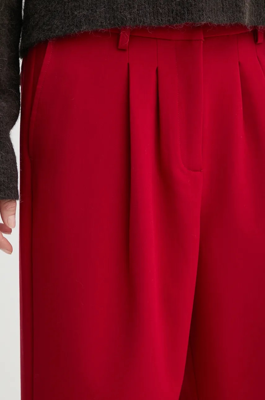 Παντελόνι Herskind Rupert χρώμα: κόκκινο, 5317668 φωτογραφία