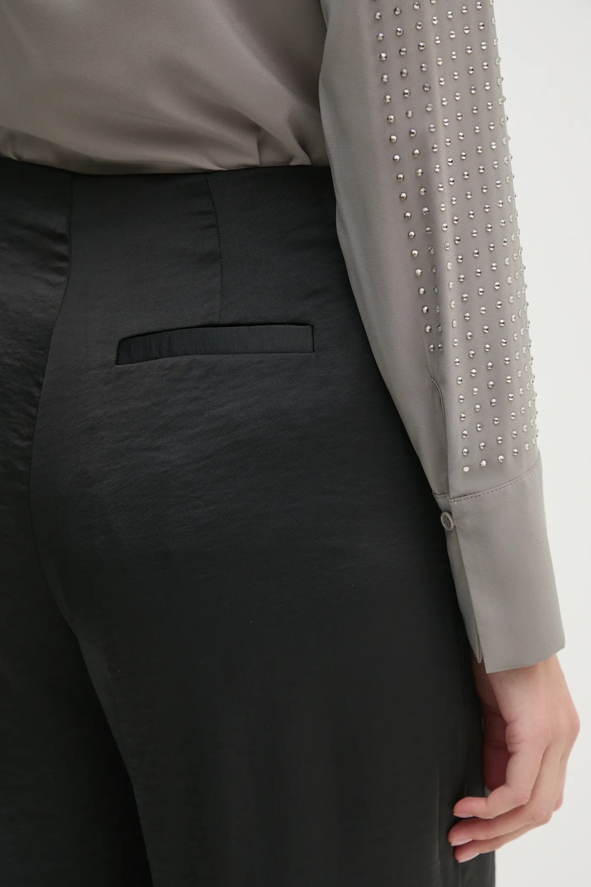 Παντελόνι Dkny χρώμα: μαύρο, P4GKAX76 φωτογραφία