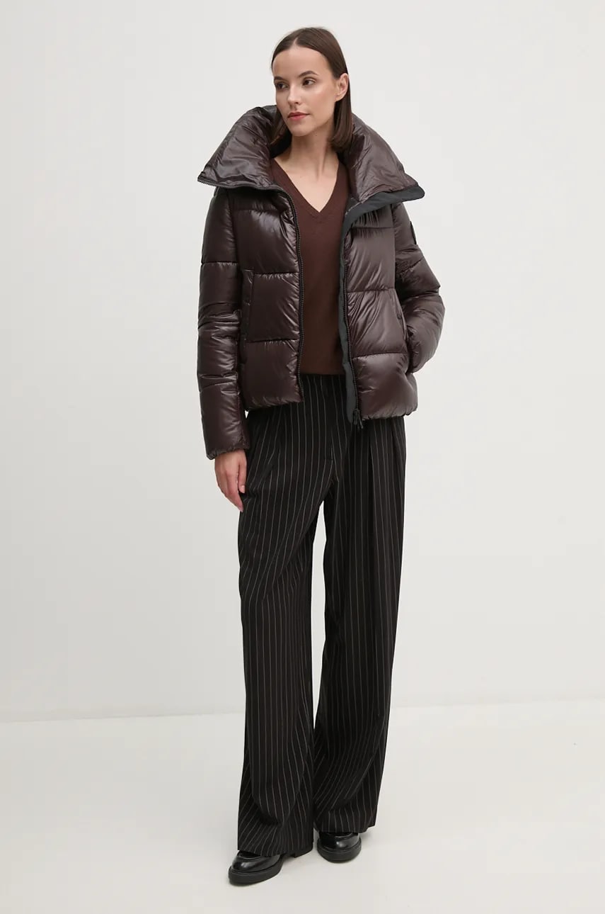 Брюки Dkny женские цвет чёрный широкие высокая посадка D2G4A195 Брюки Dkny женские цвет чёрный широкие высокая посадка D2G4A195